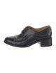 The Office of Angela Scott Leather Scalloped Accent Oxfords