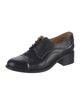 The Office of Angela Scott Leather Scalloped Accent Oxfords