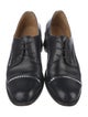 The Office of Angela Scott Leather Scalloped Accent Oxfords
