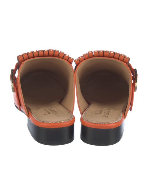 The Office of Angela Scott Leather Studded Accents Mules