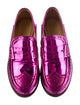 The Office of Angela Scott Patent Leather Lasercut Accents Loafers