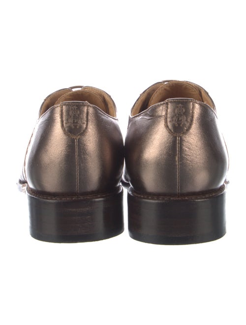 The Office of Angela Scott Leather Lasercut Accents Sneakers