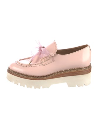 The Office of Angela Scott Patent Leather Oxfords