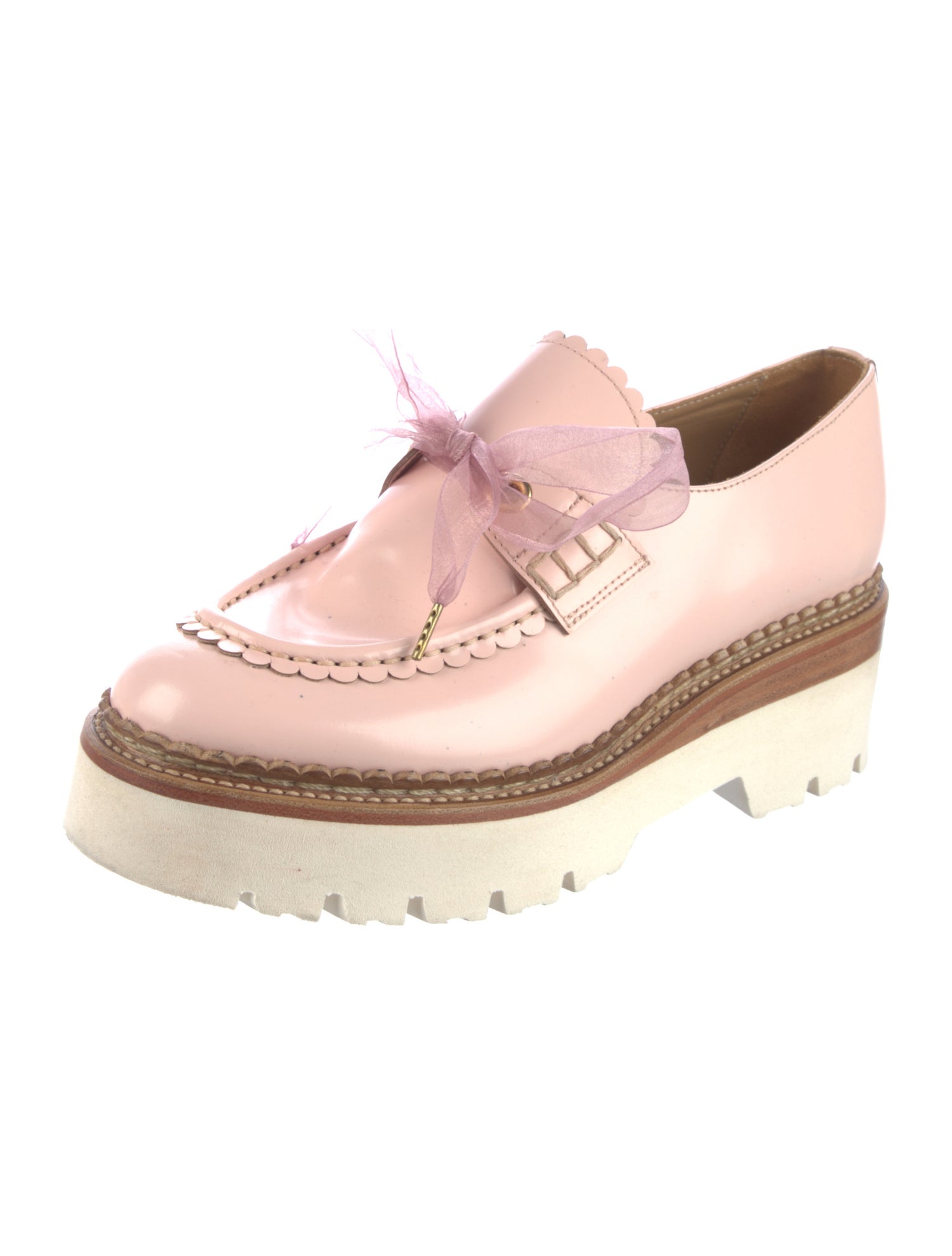 The Office of Angela Scott Patent Leather Oxfords