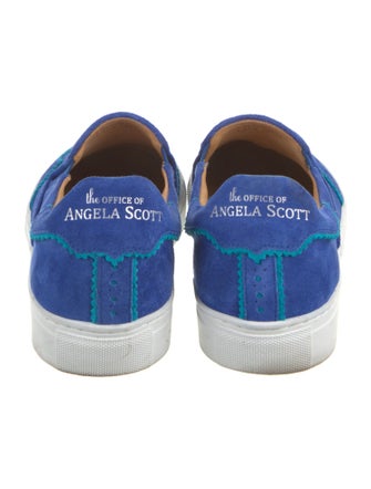The Office of Angela Scott Suede Sneakers