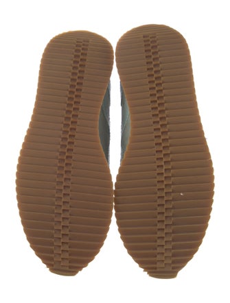 The Office of Angela Scott Suede Colorblock Pattern Sneakers