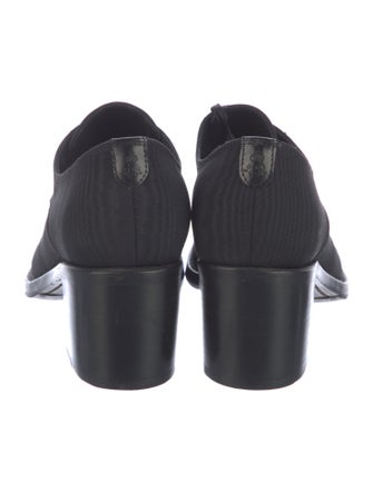 The Office of Angela Scott Leather Pumps