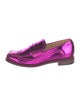 The Office of Angela Scott Patent Leather Lasercut Accents Loafers