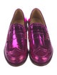 The Office of Angela Scott Patent Leather Lasercut Accents Loafers