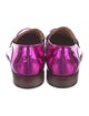 The Office of Angela Scott Patent Leather Lasercut Accents Loafers