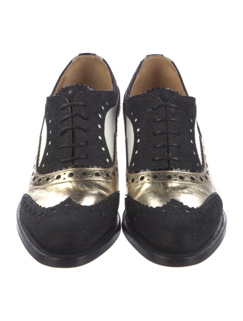 The Office of Angela Scott Leather Pumps