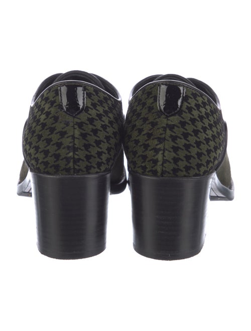 The Office of Angela Scott Suede Printed Pumps