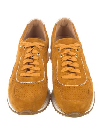 The Office of Angela Scott Suede Sneakers