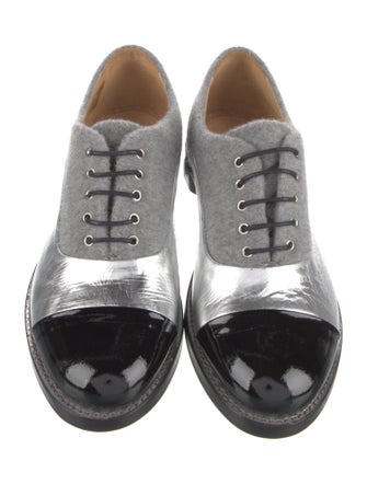 The Office of Angela Scott Patent Leather Oxfords