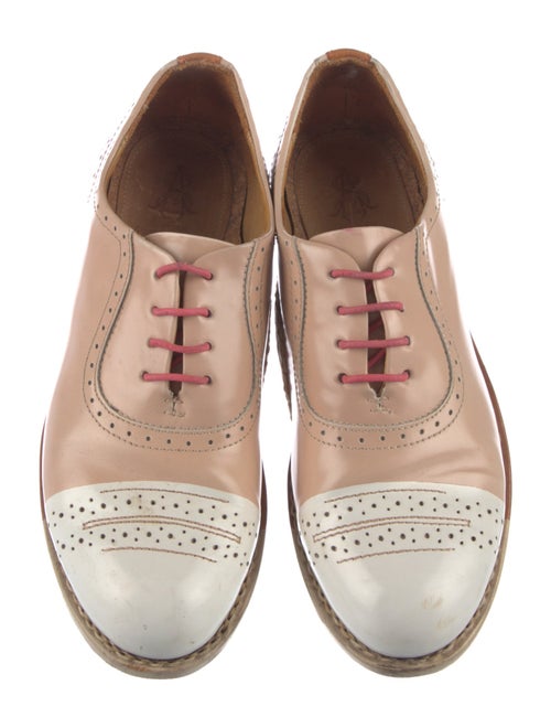 The Office of Angela Scott Leather Lasercut Accents Oxfords