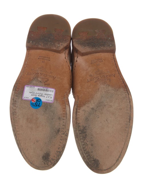 The Office of Angela Scott Leather Lasercut Accents Oxfords