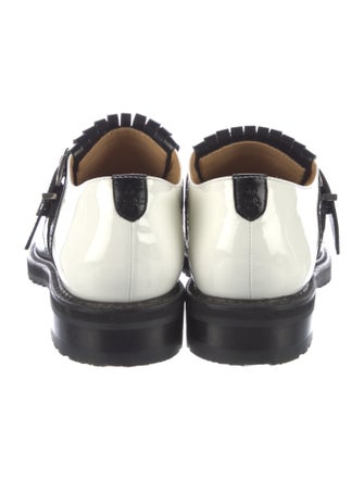 The Office of Angela Scott Leather Glitter Accents Oxfords