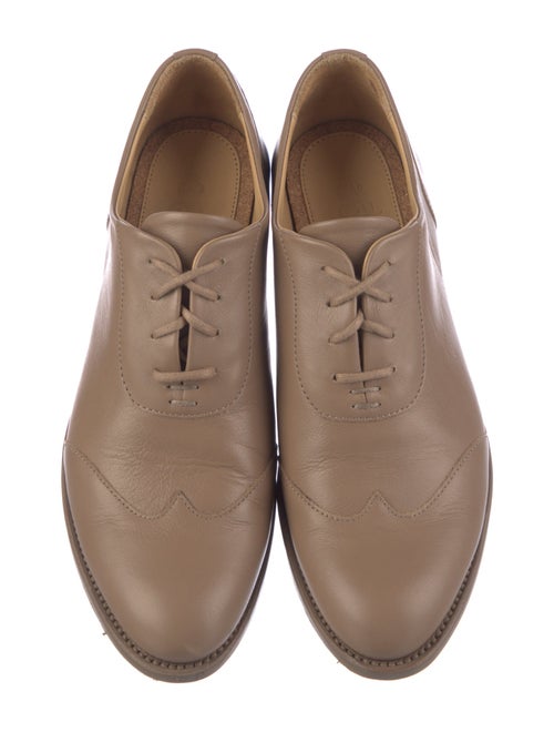 The Office of Angela Scott Leather Oxfords