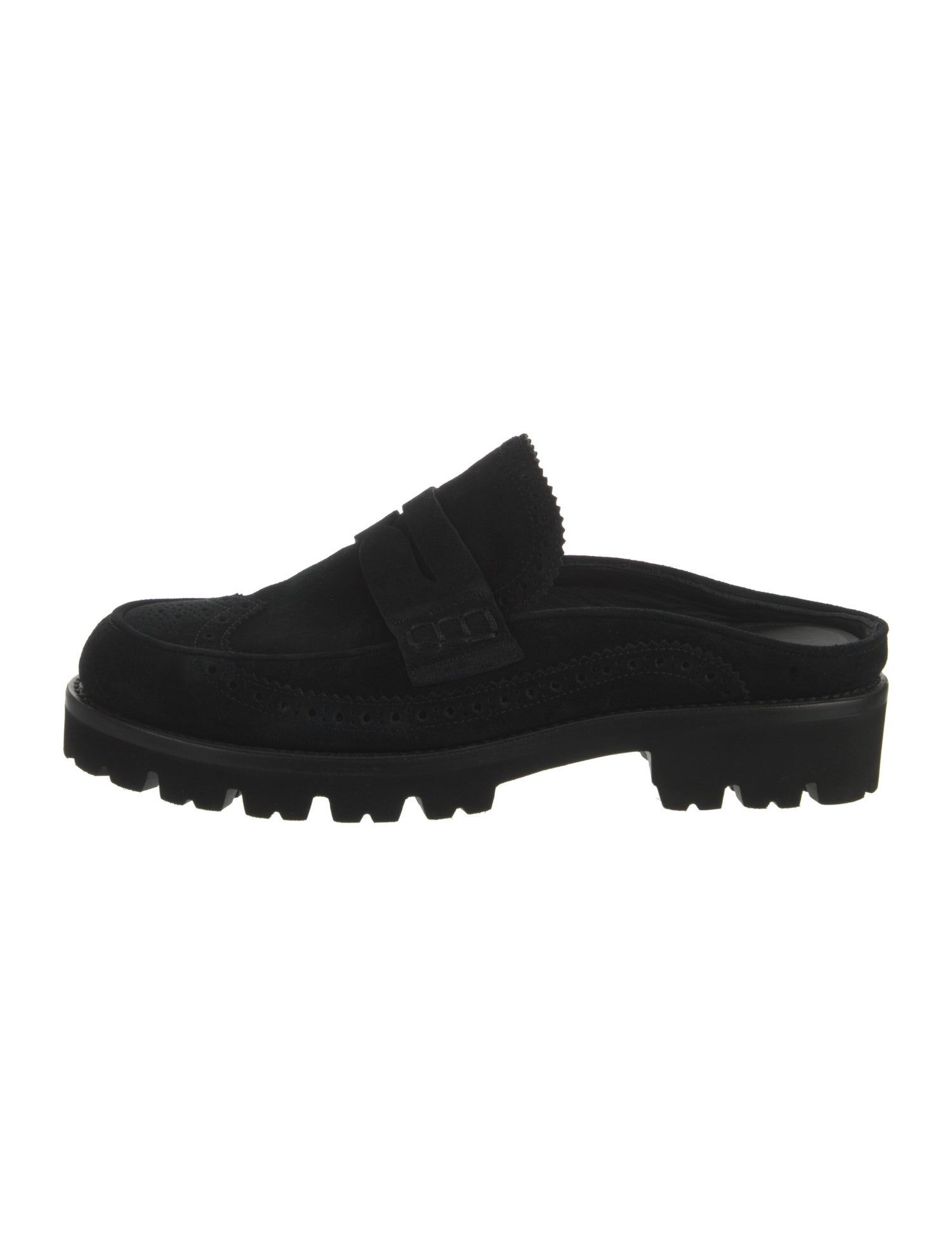The Office of Angela Scott Suede Mules w/ Tags