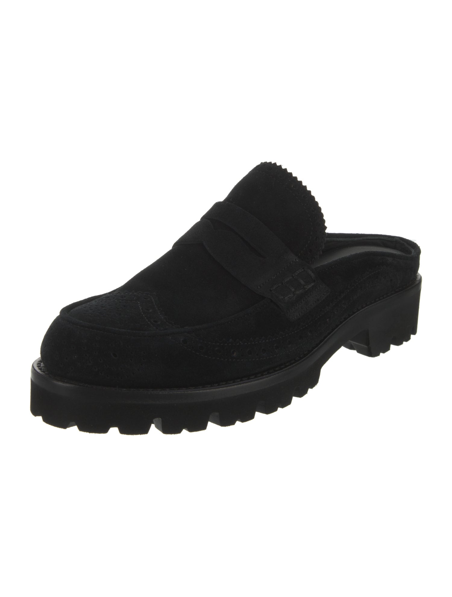 The Office of Angela Scott Suede Mules w/ Tags
