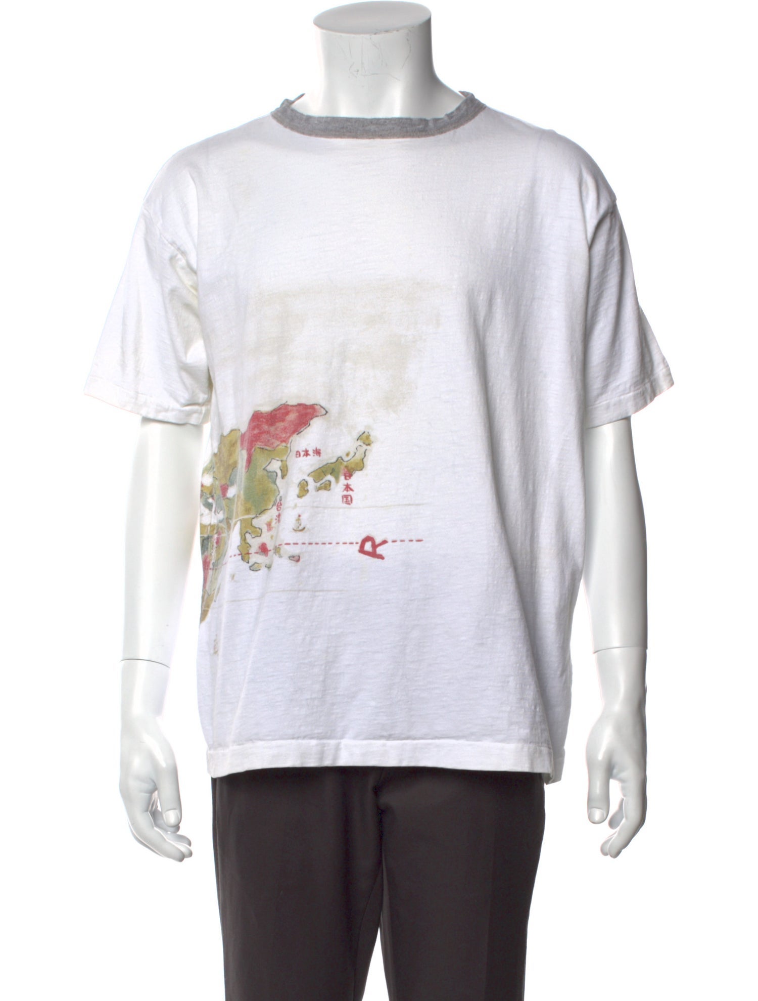 45rpm Graphic Print Crew Neck T-Shirt