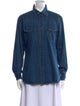 45rpm Long Sleeve Button-Up Top