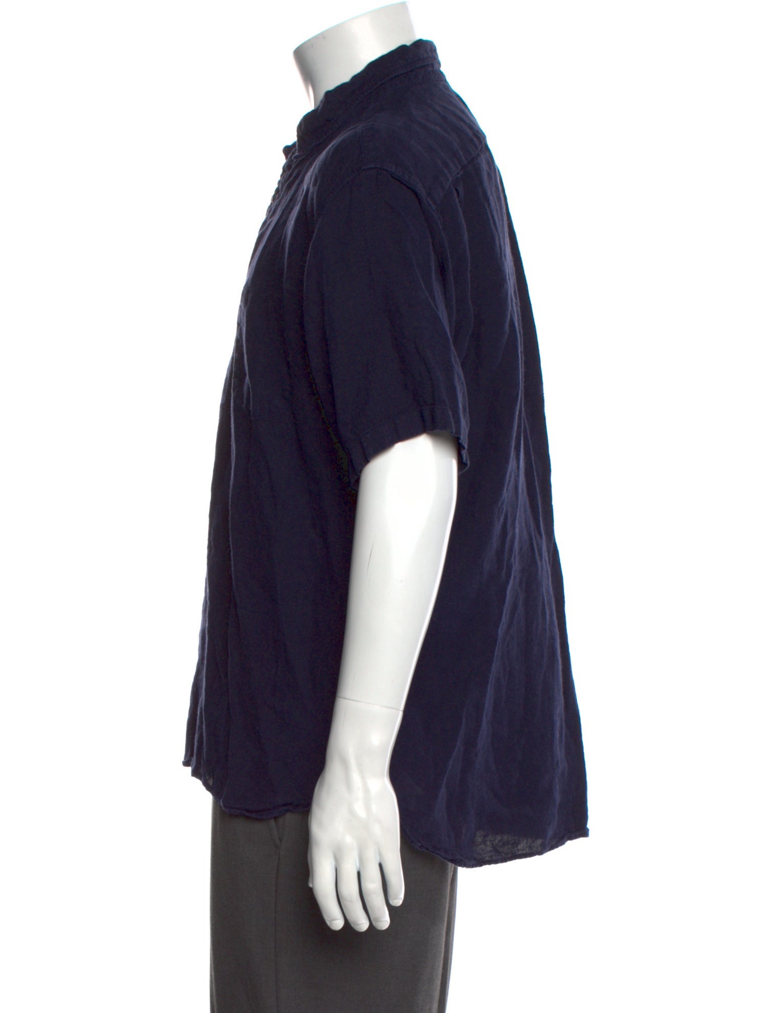 45rpm Linen Collar Polo Shirt