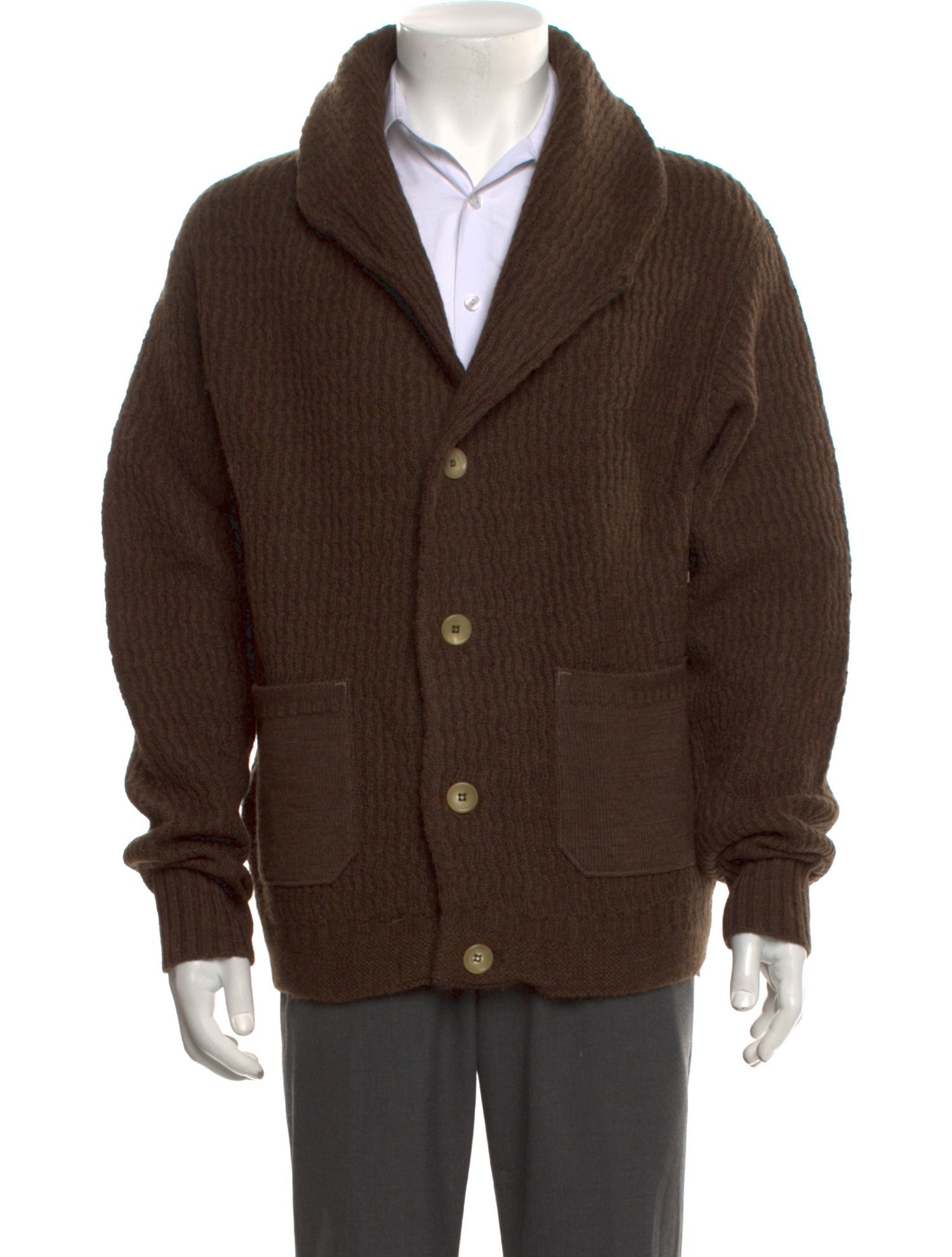 45rpm Wool V-Neck Cardigan