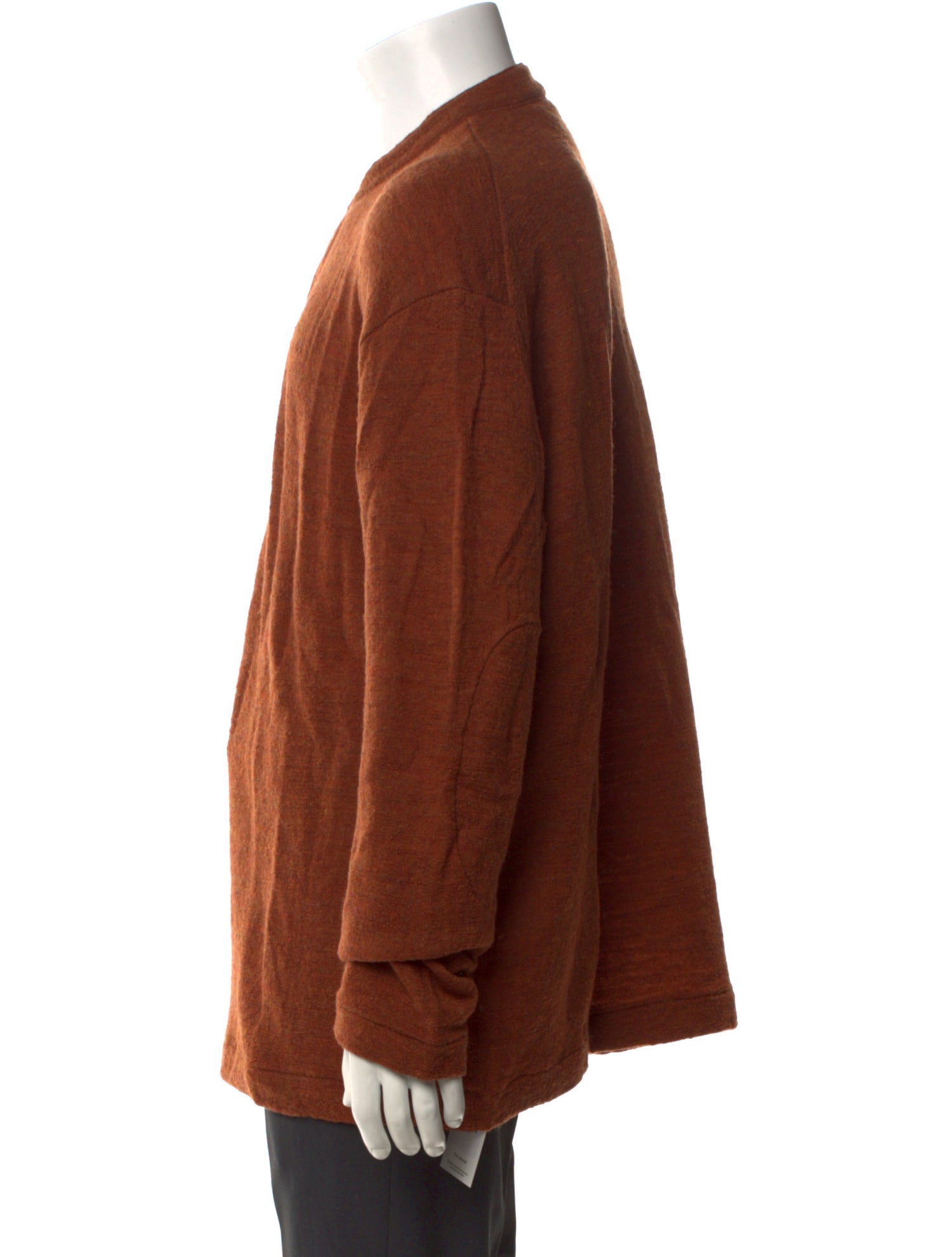 45rpm Wool Crew Neck Polo Sweater w/ Tags