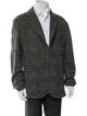 45rpm Wool Plaid Print Sport Coat
