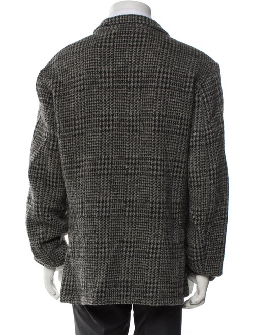 45rpm Wool Plaid Print Sport Coat