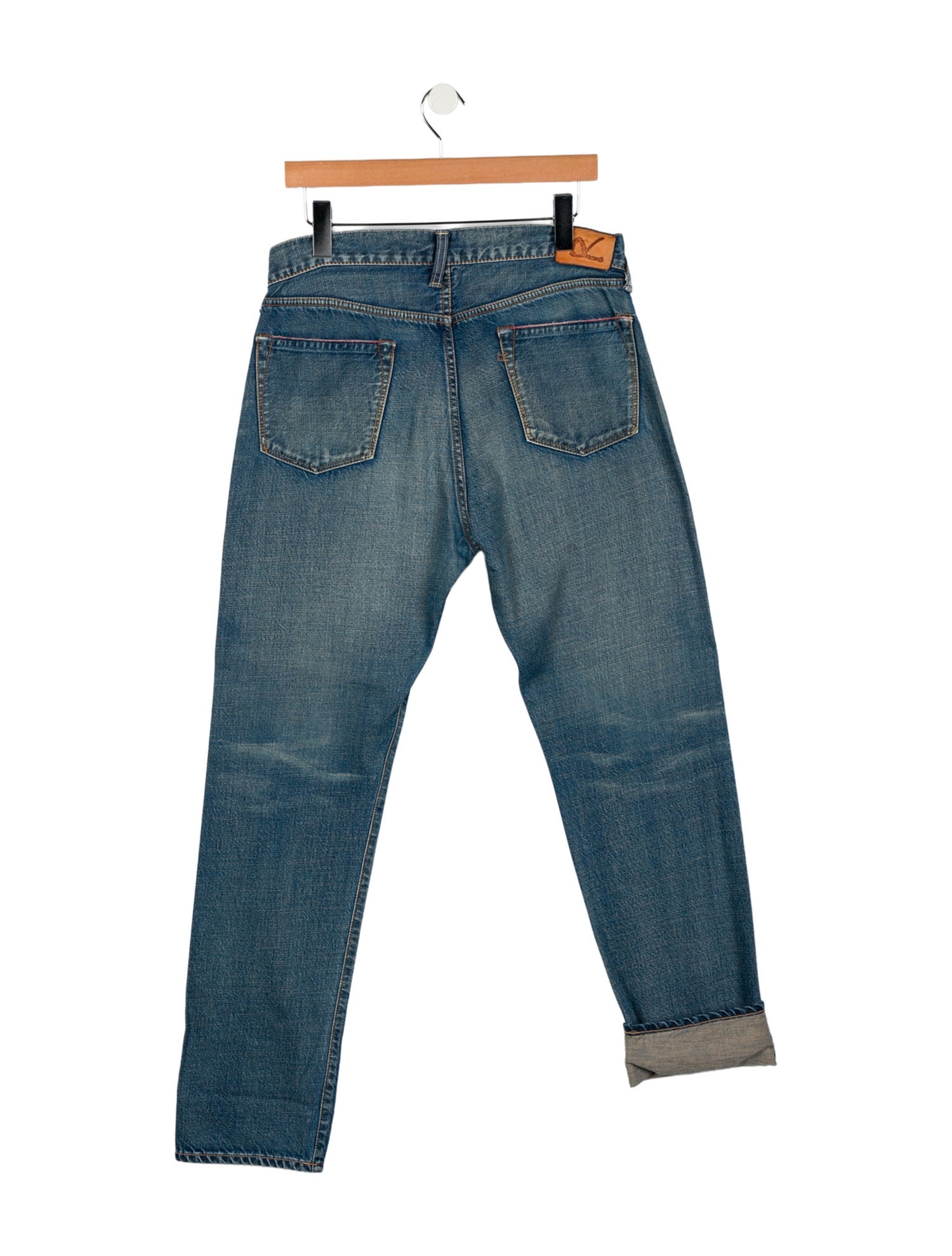 45rpm High-Rise Straight Leg Jeans