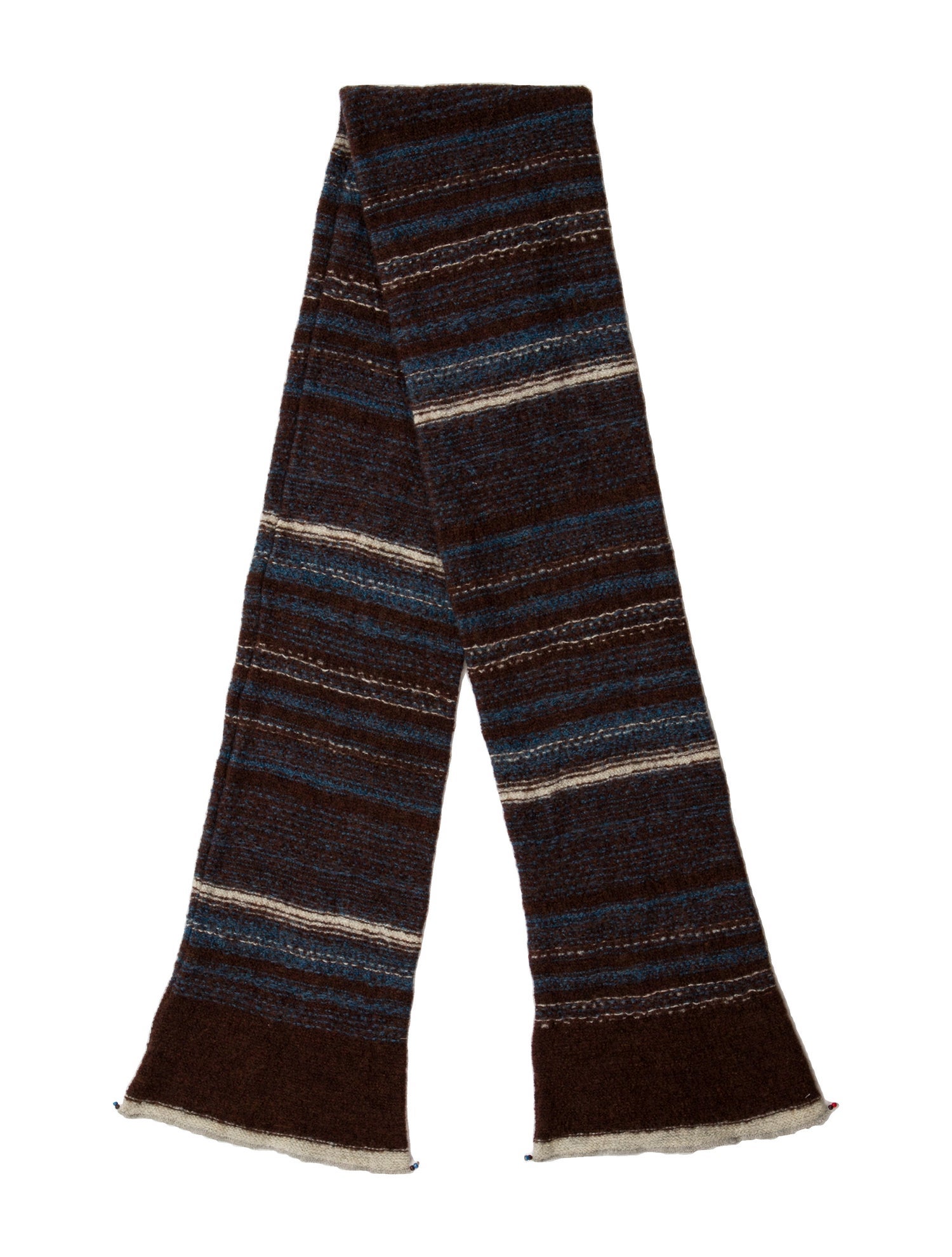 45rpm Wool Striped Scarf