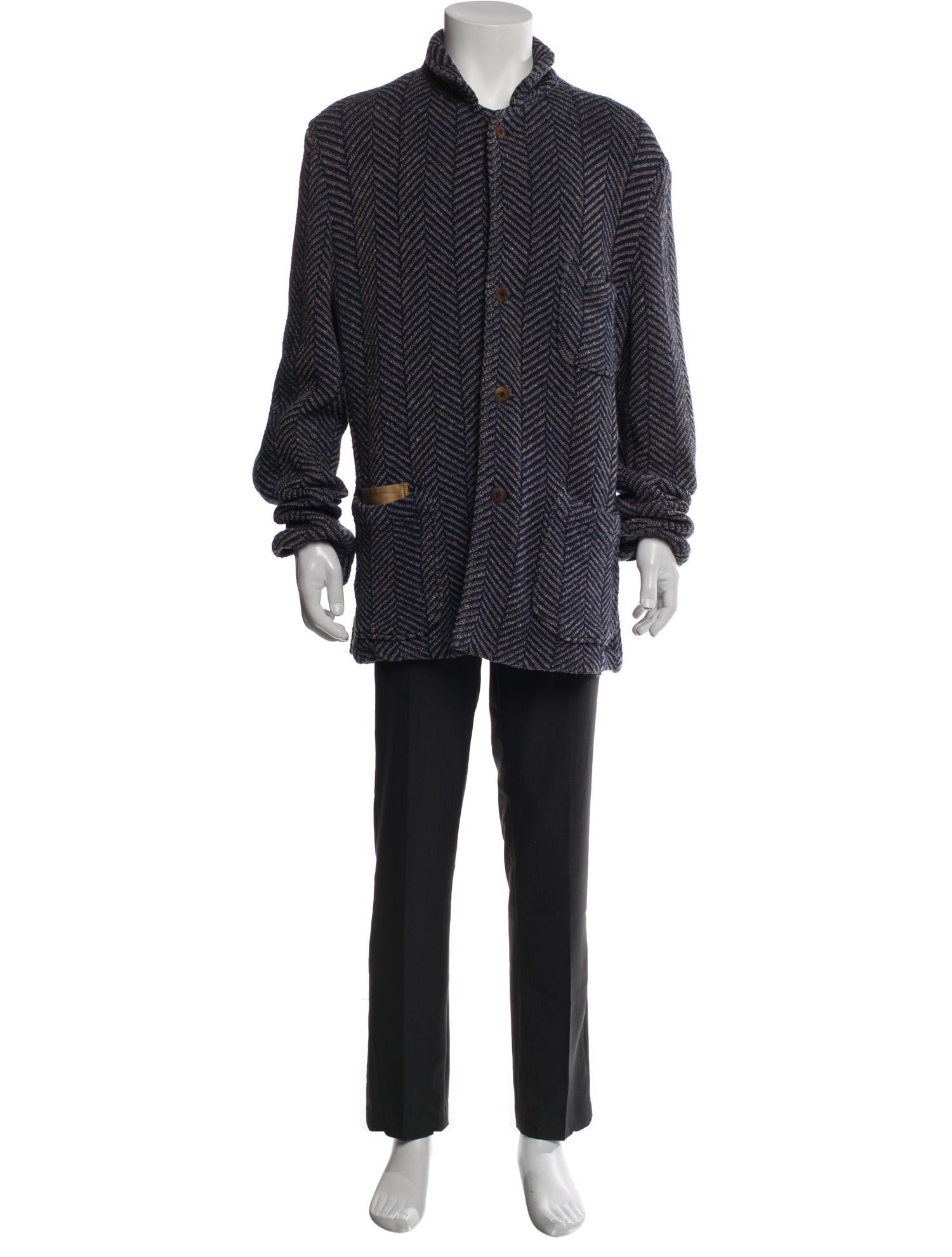 45rpm Vintage Tweed Pattern Overcoat