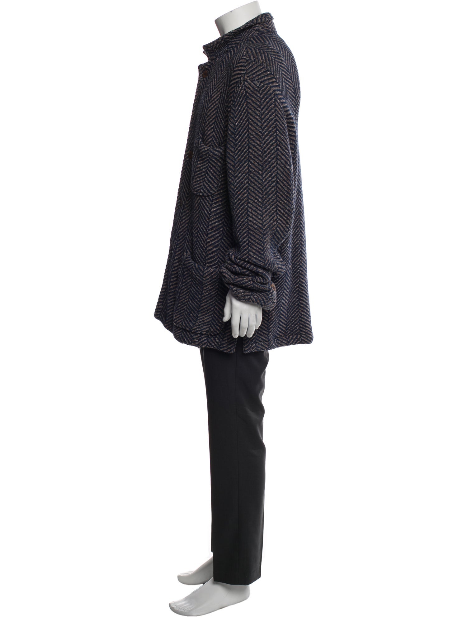 45rpm Vintage Tweed Pattern Overcoat