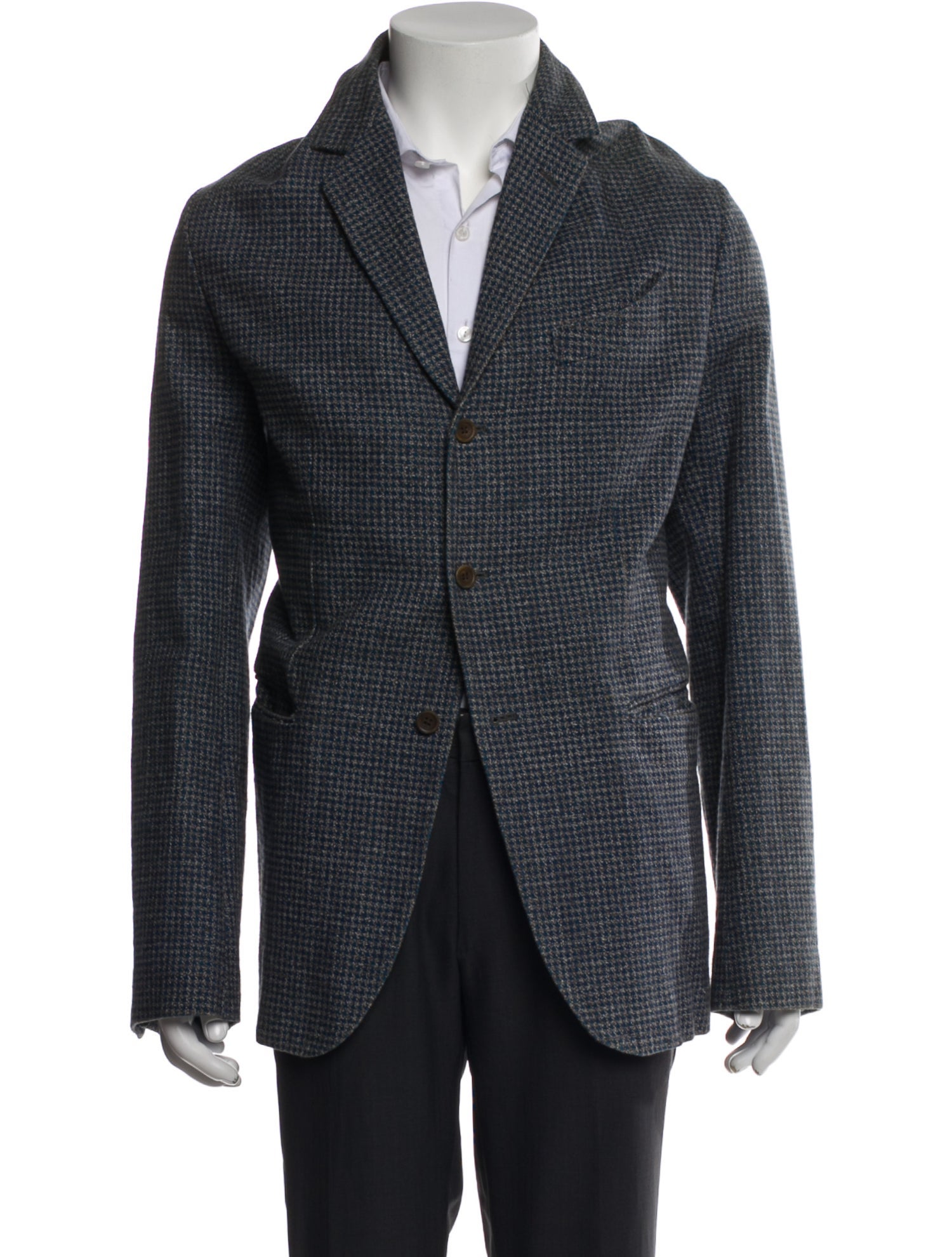 45rpm Houndstooth Print Peacoat