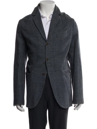 45rpm Houndstooth Print Peacoat