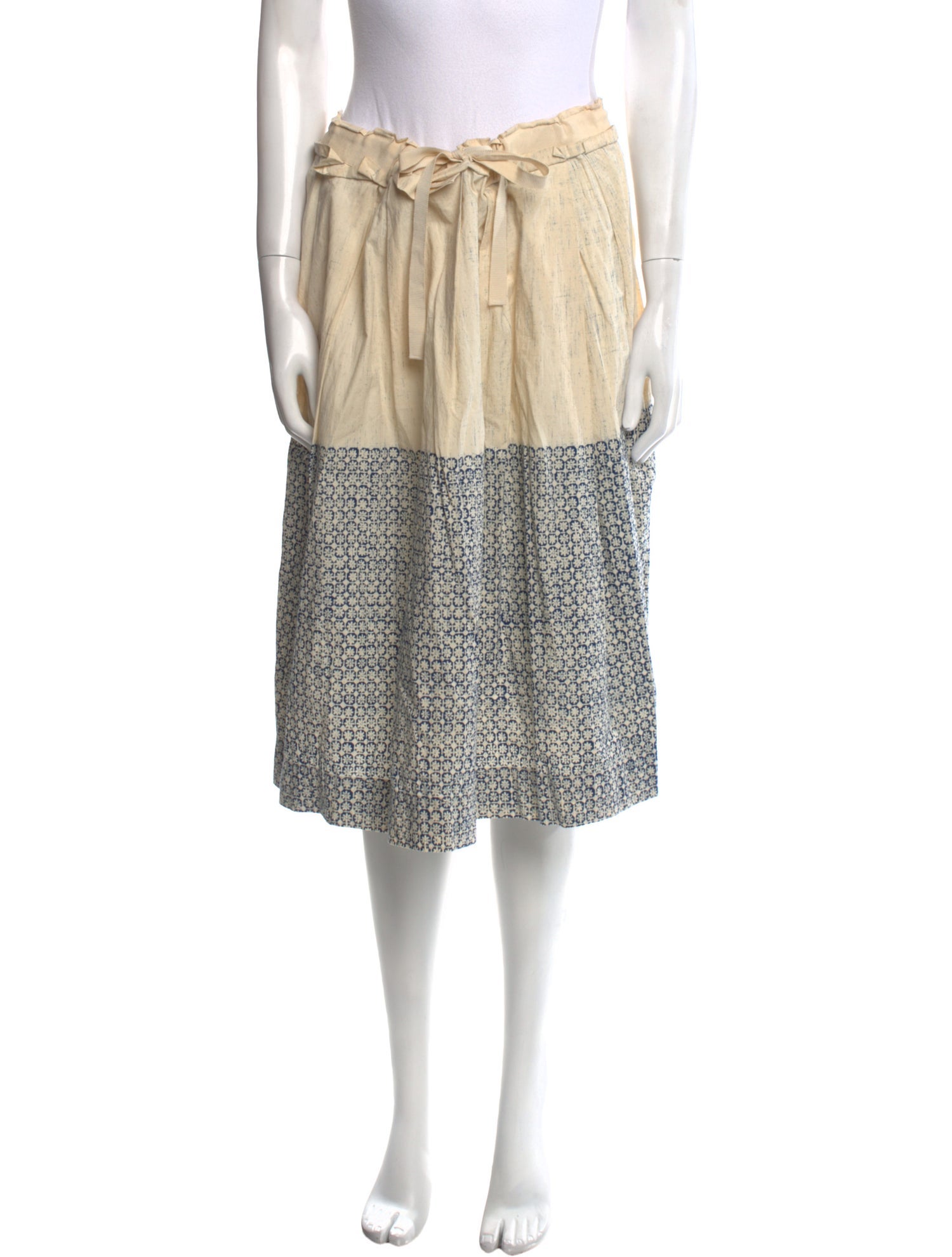 45rpm Printed Knee-Length Skirt