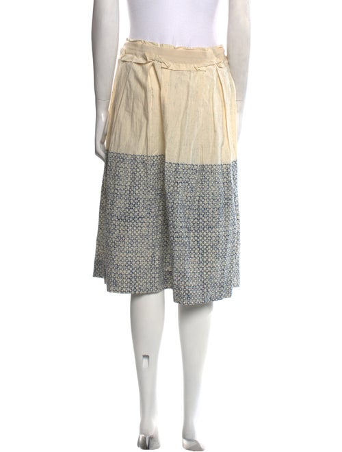 45rpm Printed Knee-Length Skirt