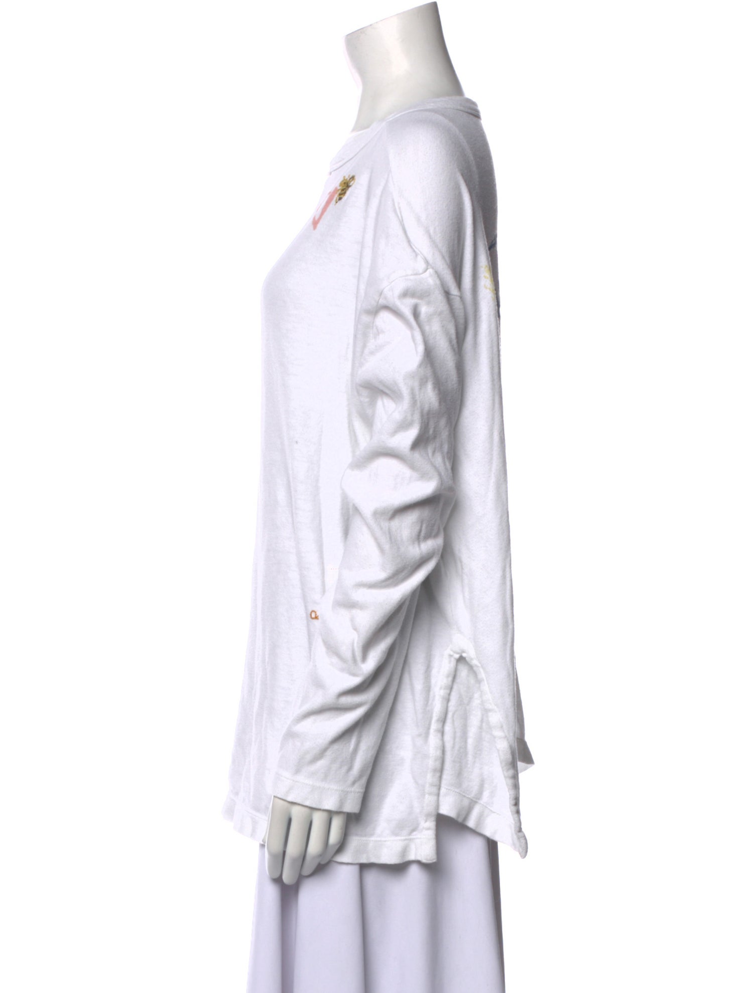 45rpm Bateau Neckline Long Sleeve Sweatshirt