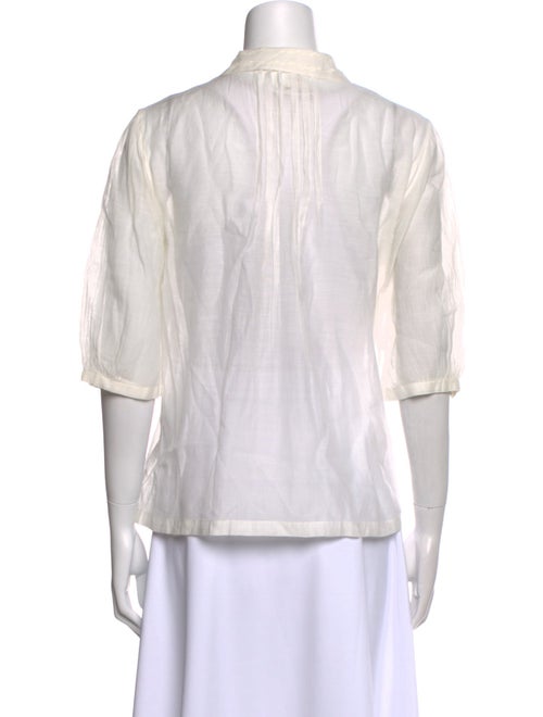 45rpm Three-Quarter Sleeve Button-Up Top