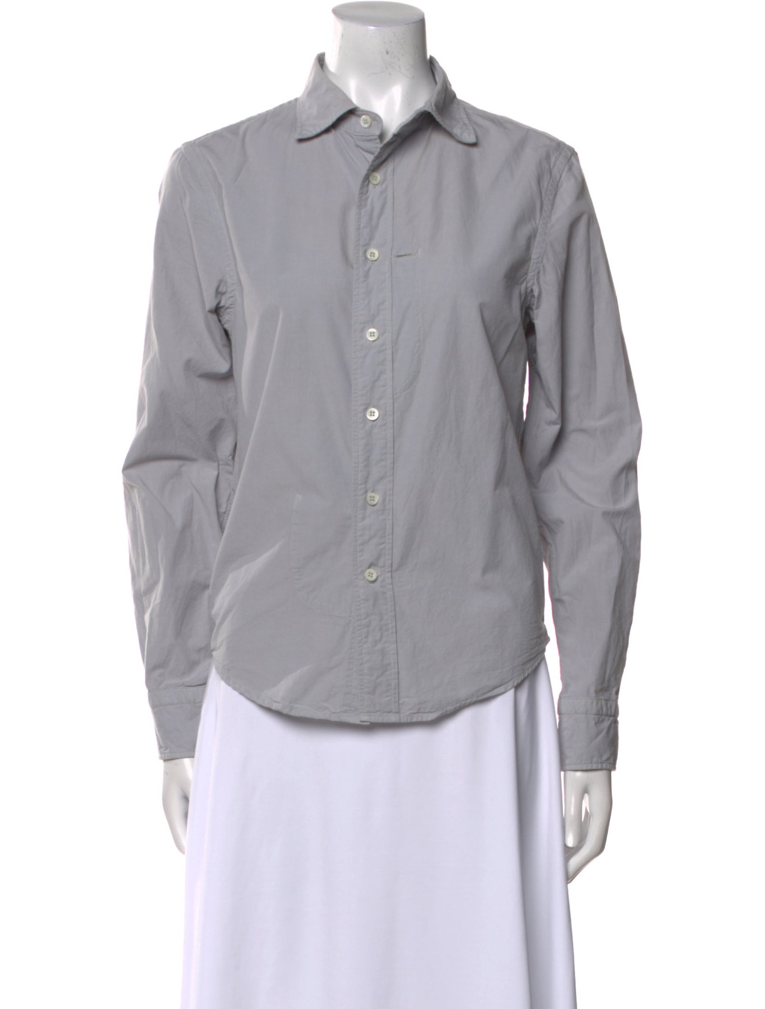 45rpm Long Sleeve Button-Up Top