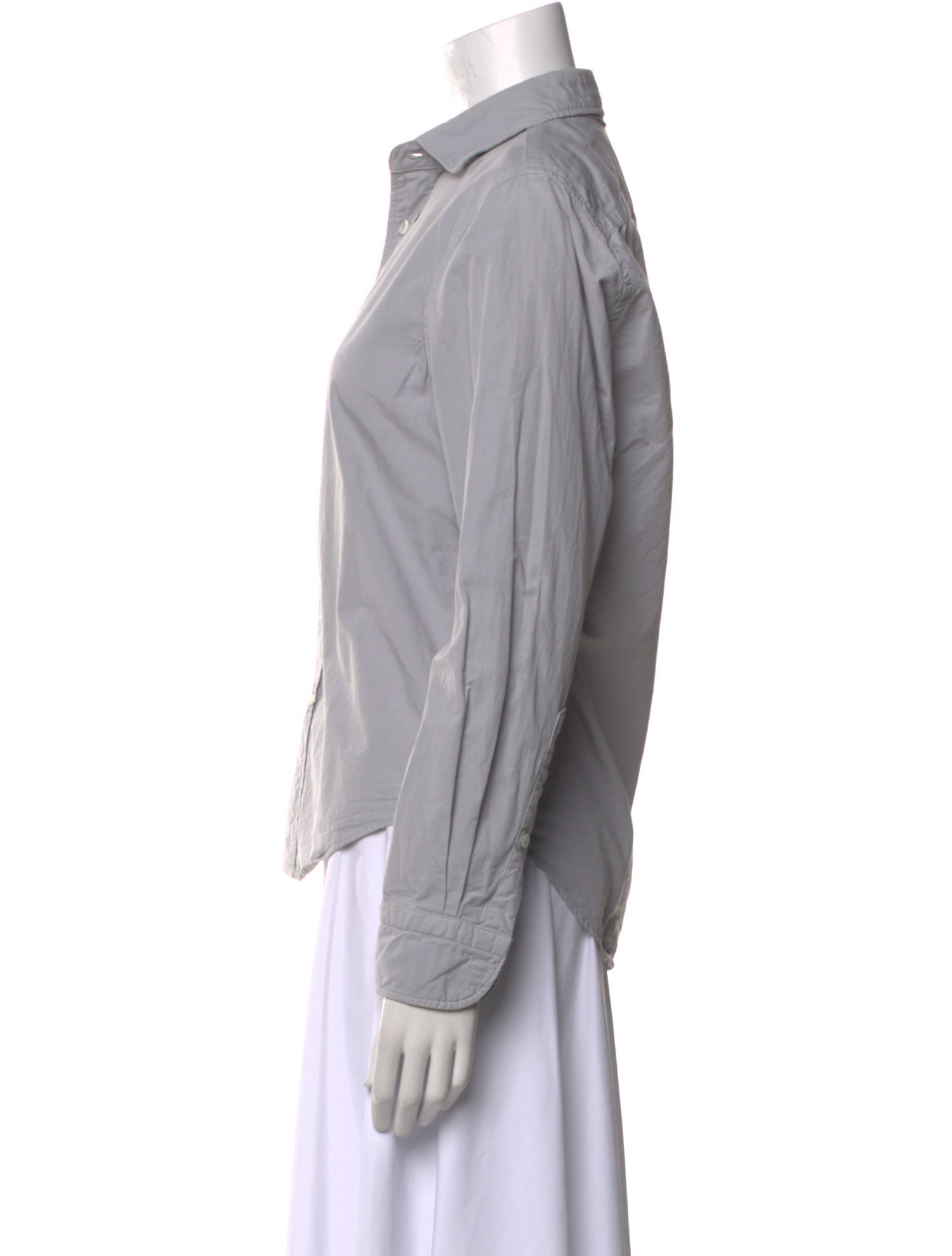 45rpm Long Sleeve Button-Up Top