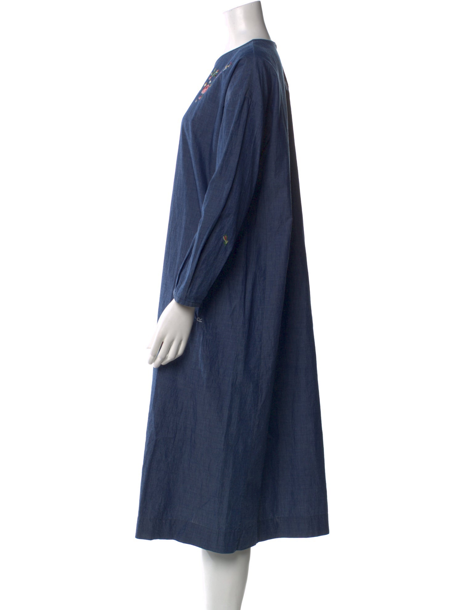 45rpm Crew Neck Midi Length Dress