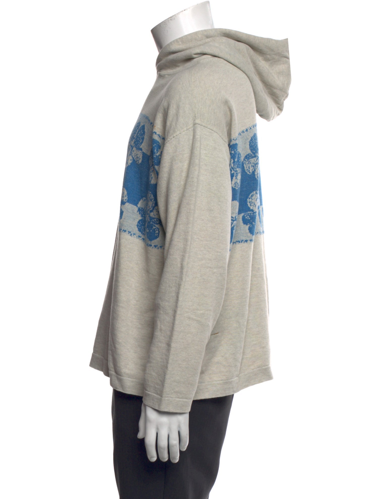 45rpm Graphic Print Crew Neck Hoodie