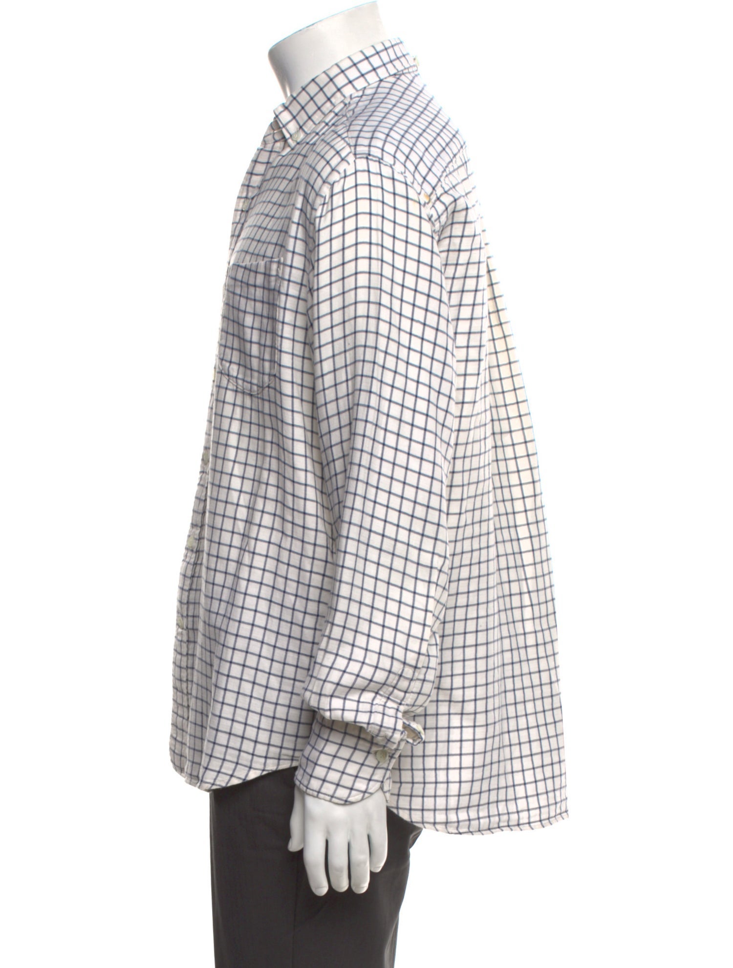 45rpm Plaid Print Long Sleeve Shirt