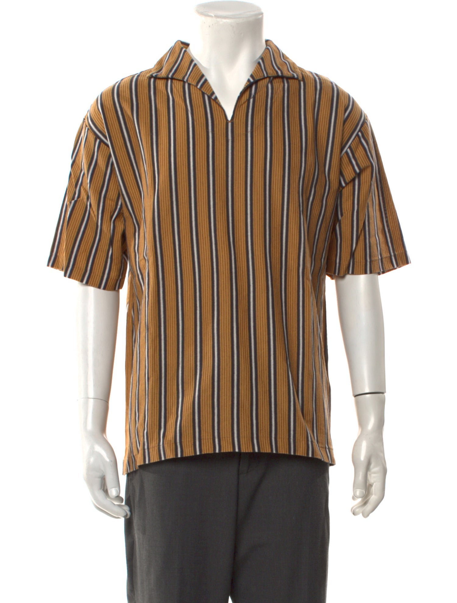45R Striped Short Sleeve Shirt