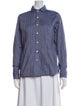 45R Long Sleeve Button-Up Top