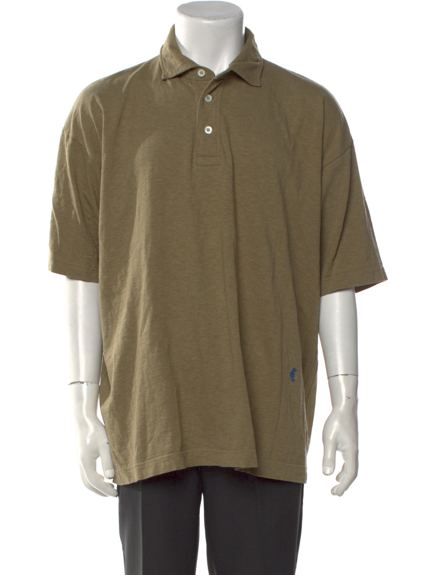 45R Collar Short Sleeve Polo Shirt