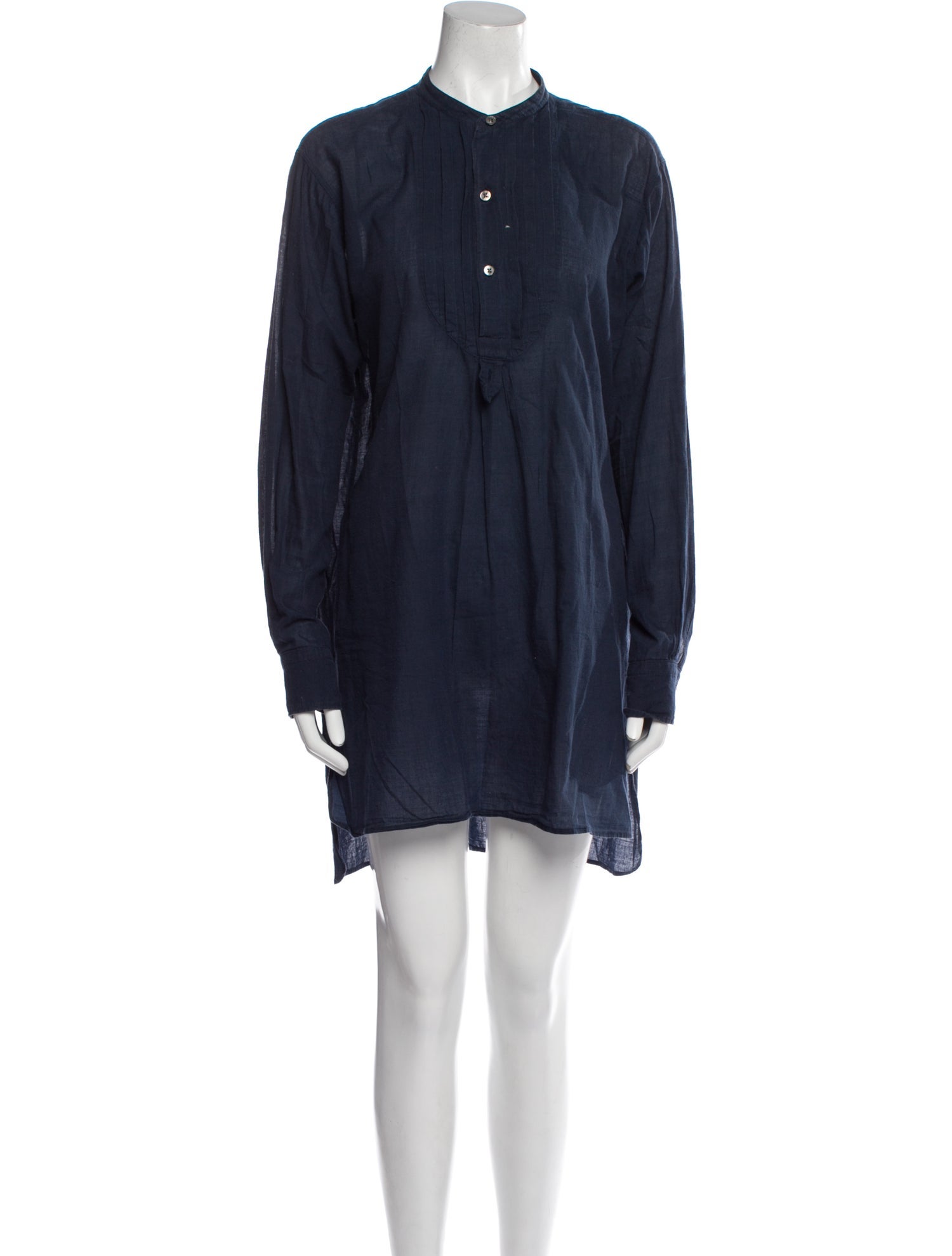 45R Mock Neck Mini Dress